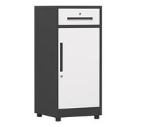 SFANIIX Archivador con Cerradura, 1 cajón y 1 Puerta, archivador Vertical for Oficina en casa(A)