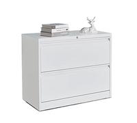 SFANIIX Archivador con Cerradura, 2 cajones, Lateral, for Documentos tamaño Carta/Legal/A4, Horizontal.