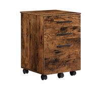 SFANIIX Archivador de Oficina con 3 cajones, Organizador móvil, 5 Ruedas y cajón for Archivos Colgantes.(B)