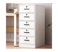 SFANIIX Archivador de Oficina de 5 cajones, Armario de Suelo a Techo con Cerradura, archivador Vertical de cajón bajo(A)