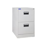 SFANIIX Archivador Lateral metálico de Oficina con cajón, Armario bajo for Oficina en casa(2-Drawers)