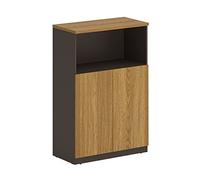 SFANIIX Archivador Vertical, Armario for Impresora, Oficina con cajones y cerraduras, Armario bajo de información de Madera, Separador Lateral(XW-0828-0.8m)