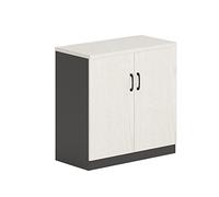 SFANIIX Archivador Vertical, Armario for Impresora, Oficina con cajones y cerraduras, Armario bajo de información de Madera, Separador Lateral(BW-0843-0.8m)