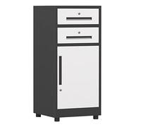 SFANIIX Archivador Vertical de 2 cajones, de Acero metálico con Cerradura, for Papel A4, Legal y Carta.(Black)