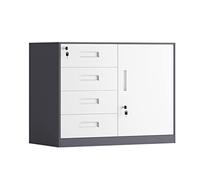 SFANIIX Archivador Vertical de Oficina con Cerradura, Soporte for Impresora, cajón y Cerradura.(A-4 Drawer)