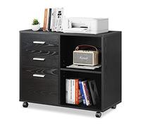 SFANIIX Archivador Vertical for Impresora, archivador de Suelo a Techo, cajón de Madera for Oficina o Dormitorio con Cerradura, Armario Multifuncional de Gran Capacidad(A)