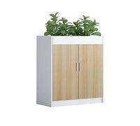 SFANIIX Armario archivador Lateral de Madera con división Baja, Armario de Oficina con Cerradura(800 * 300 * 800)