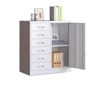 SFANIIX Armarios de Hierro adecuados for archivadores de Oficina, pequeños armarios for información financiera y armarios for Herramientas de Almacenamiento doméstico.(C)