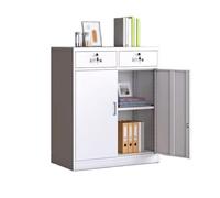 SFANIIX Armarios de Hierro adecuados for archivadores de Oficina, pequeños armarios for información financiera y armarios for Herramientas de Almacenamiento doméstico.(B)