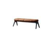 SFANIIX Banco de Sofá Otomano Reposapiés de Cama de Dormitorio Principal Minimalista Moderno, Banco de Zapatos, Taburete de Cama de Cuero Banco Otomano Moderno