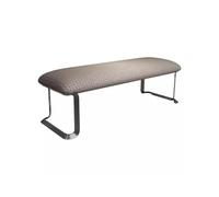 SFANIIX Banco de Sofá Otomano Taburete De Noche Moderno Y Ligero De Lujo, Taburete For Cambiar Zapatos De Dormitorio, Taburete De Noche De Acero Inoxidable De Arte Simple Banco Otomano Moderno