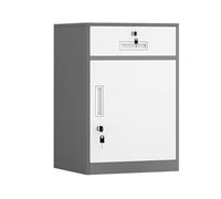 SFANIIX Cajón de Almacenamiento bajo el Escritorio, pequeño archivador metálico con Cerradura, Ideal for la Oficina en casa.(C)