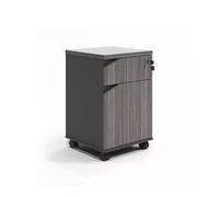 SFANIIX Cajón de Almacenamiento bajo Escritorio, archivador pequeño de Madera Maciza, Soporte rodante for Impresora, Armario Vertical Comercial(B)