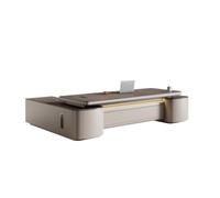 SFANIIX Escritorio de Oficina en Casa Escritorio Ejecutivo, del Presidente, Gerente, Muebles De Oficina Modernos Mesa Sencilla Moderna