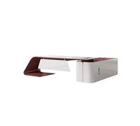 SFANIIX Escritorio de Oficina en Casa Escritorio Ejecutivo, Presidencial, Moderno, De Oficina Lujo Ligero Mesa Sencilla Moderna