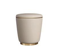 SFANIIX Home Light Luxury Style Stool Creative Tea Table Small Round Reposapiés Pequeño(B)