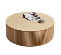 SFANIIX Mesa de Centro Moderna Mesa de té Moderna de Madera nórdica, Sencilla, Redonda y Creativa, for Sala de Estar, apartamento pequeño. Mesa Auxiliar de Café