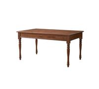 SFANIIX Mesa de Comedor Mesa De Comedor Rectangular Madera Maciza Fresno Alta Gama Estilo Retro Campestre(A:135CM*80CM*76CM)