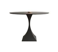 SFANIIX Mesa de Comedor Mesa De Comedor Redonda Pizarra Sencilla Y Moderna, For Restaurante, Negociación Minimalista For Oficina(130CMX120CMX75CM)