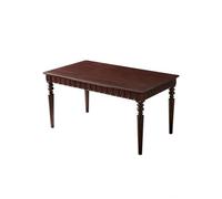 SFANIIX Mesa de Comedor Mesa de Comedor Retro Madera Maciza for Restaurante, Hotel y hogar, Rectangular(A:130CM*86CM*76CM)