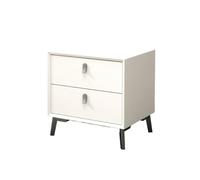 SFANIIX Mesitas de Noche Modernas Mesita De Noche De Madera Maciza For Dormitorio, Mueble De Almacenamiento Sencillo Mesita de Noche para Dormitorio(02)