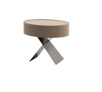 SFANIIX Mesitas de Noche Modernas Mesita De Noche Minimalista De Acero Inoxidable, Mesita De Noche Personalizada Mesita de Noche para Dormitorio