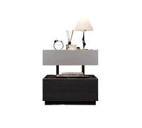 SFANIIX Mesitas de Noche Modernas Mesita De Noche Moderna De Madera Maciza, Mueble De Almacenamiento For Dormitorio Mesita de Noche para Dormitorio