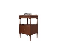 SFANIIX Mesitas de Noche Modernas Mesita De Noche Pequeña For Dormitorio Principal, Mueble De Almacenamiento De Madera Maciza Mesita de Noche para Dormitorio