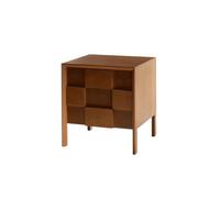 SFANIIX Mesitas de Noche Modernas Mesita De Noche Tridimensional De Madera Maciza, Mueble De Almacenamiento For Cabecera De Apartamento Pequeño Mesita de Noche para Dormitorio