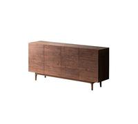 SFANIIX Mueble Tipo Bufé Aparador de Comedor de Madera Maciza, Sencillo Mueble de Entrada con Almacenamiento for Sala de Estar Aparador con Almacenamiento