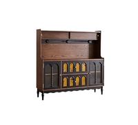 SFANIIX Mueble Tipo Bufé Aparador de Madera Maciza de 150 cm con Espacio de Almacenamiento for la Sala de Estar, Mueble de Cocina for el hogar. Aparador con Almacenamiento