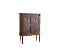 SFANIIX Mueble Tipo Bufé Aparador de Madera Maciza for Comedor, Mueble de Almacenamiento for Sala de Estar, Vitrina de vinos for Pared Aparador con Almacenamiento