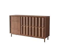 SFANIIX Mueble Tipo Bufé Aparador de Pared de Madera Maciza for Sala de Estar y Dormitorio con Mueble de Porche Retro Aparador con Almacenamiento(140cm)