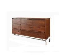 SFANIIX Mueble Tipo Bufé Aparador de Pared for Sala de Estar, de Madera Maciza, for Cocina, Mueble de té, Mueble de Entrada Retro Aparador con Almacenamiento(160cm)