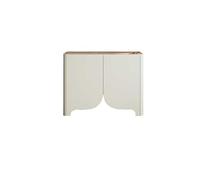 SFANIIX Mueble Tipo Bufé Muebles de Entrada de Madera y Cuero, estanterías for Sala de Estar, Ideales for el hogar, restaurantes y cocinas. Aparador con Almacenamiento(120cm)