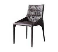 SFANIIX Silla de Escritorio Silla Italiana con Respaldo de Cuero, Estilo Minimalista escandinavo, Creativa, for Maquillaje y Comedor
