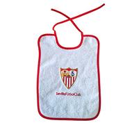 SFC SEVILLA FUTBOL CLUB 06BAB06-00 Babero, Unisex bebé, Blanco/Rojo, Talla Única