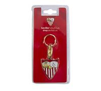 SFC SEVILLA FUTBOL CLUB Llasev Llavero, Blanco/Rojo, Talla Única