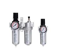 SFC400 1/2 SFC300 3/8 SFC200 1/4 Filtro de aire válvula reductora de presión separador de agua y aceite válvula de drenaje compresor accesorios neumáticos(SFC-300 w EU30,20 Sets)