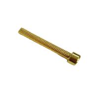 SFCHEN 5 tornillos de cabeza hexagonal DIN912 de acero inoxidable chapado en titanio M3 M4 M5 M6 (brillante, M3 x 30, 10 unidades)