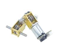SFCHEN Worm Gear 1218-N20 Encoder DC Motor de engranaje único eje 3V6V12V Micro engranajes motor de doble velocidad de baja velocidad (3V 13RPM, eje único)