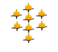 SFCNCVBTBX 20 goteros de compensación presión 2L4L8L for riego jardines, macetas y balcones. Se utiliza for por goteo en céspedes jardín Boquilla para césped(Yellow-2L)