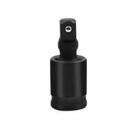 SFCNCVBTBX Adaptador de vaso impacto neumático con articulación giratoria 360 grados, herramienta manual 1/4", 3/8" y 1/2", llave eléctrica, junta universal Toma de corriente(1pc 3-8 black)