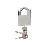 SFCNCVBTBX Candado de seguridad con llave resistente acero inoxidable 30/40/60 mm for gimnasio al aire libre, cerradura puerta segura, herramienta antirrobo, candados impermeables candado(Wit)