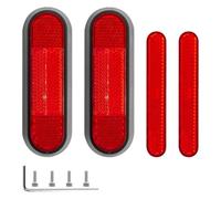 SFCNCVBTBX Compatible for cubierta decorativa de horquilla trasera for patinete eléctrico Ninebot MAX G30 G30D, protección deflector Accesorios para scooter(Rouge)