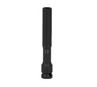 SFCNCVBTBX Dado de impacto profundo y poco 1/2 pulgada, largo, 7 mm, 8, 9, 10, 11, 12, 13, 14, 15, 16, 17, 18, 19, 21, 22, 24 Toma de corriente(12mm 1pc)