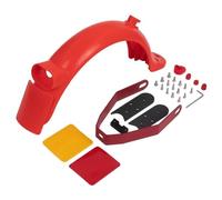 SFCNCVBTBX Guardabarros trasero for patinete eléctrico, soporte de Metal, cubierta for huecos, Compatible for rueda neumático Xiaomi M365 Pro 2 8,5 10 pulgadas Accesorios para scooter(Rosso)