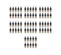 SFCNCVBTBX Microaspersor de jardín ajustable 10 a 100 piezas, manguera PVC 4/7 pulgadas, cabezal goteo, boquilla pulverización latón, suministros riego for Boquilla para césped(70PCS)