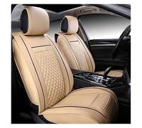 SFDSG Fundas Asientos Coche Funda Asiento Coche Cuero PU para Ford para Focus para MK2 para Edge para Explorer Accesorios Protector Asiento(Beige 1)