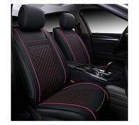SFDSG Fundas Asientos Coche Funda Asiento Coche Cuero PU para Ford para Focus para MK2 para Edge para Explorer Accesorios Protector Asiento(B-Red1)
